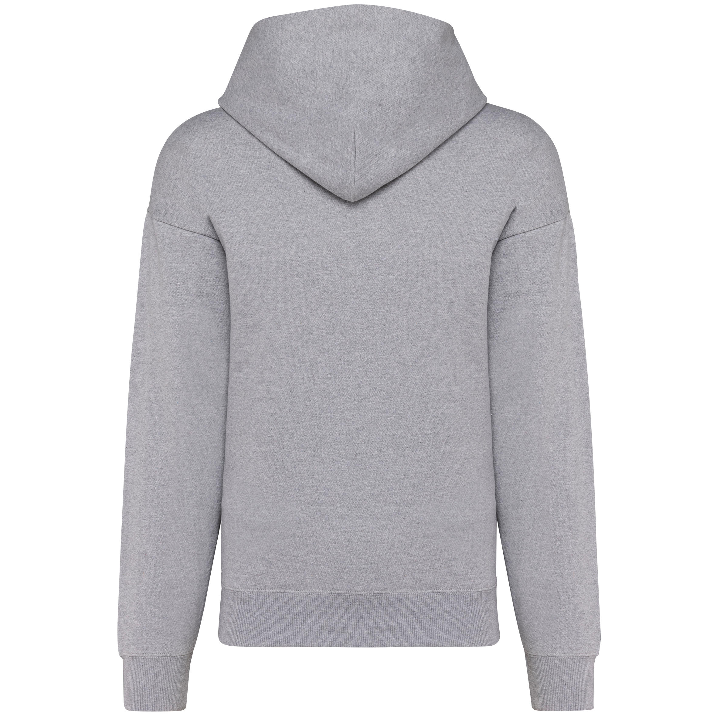 Hoodie oversize molleton Oxford Grey — dos