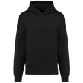 Hoodie oversize molleton Black — face