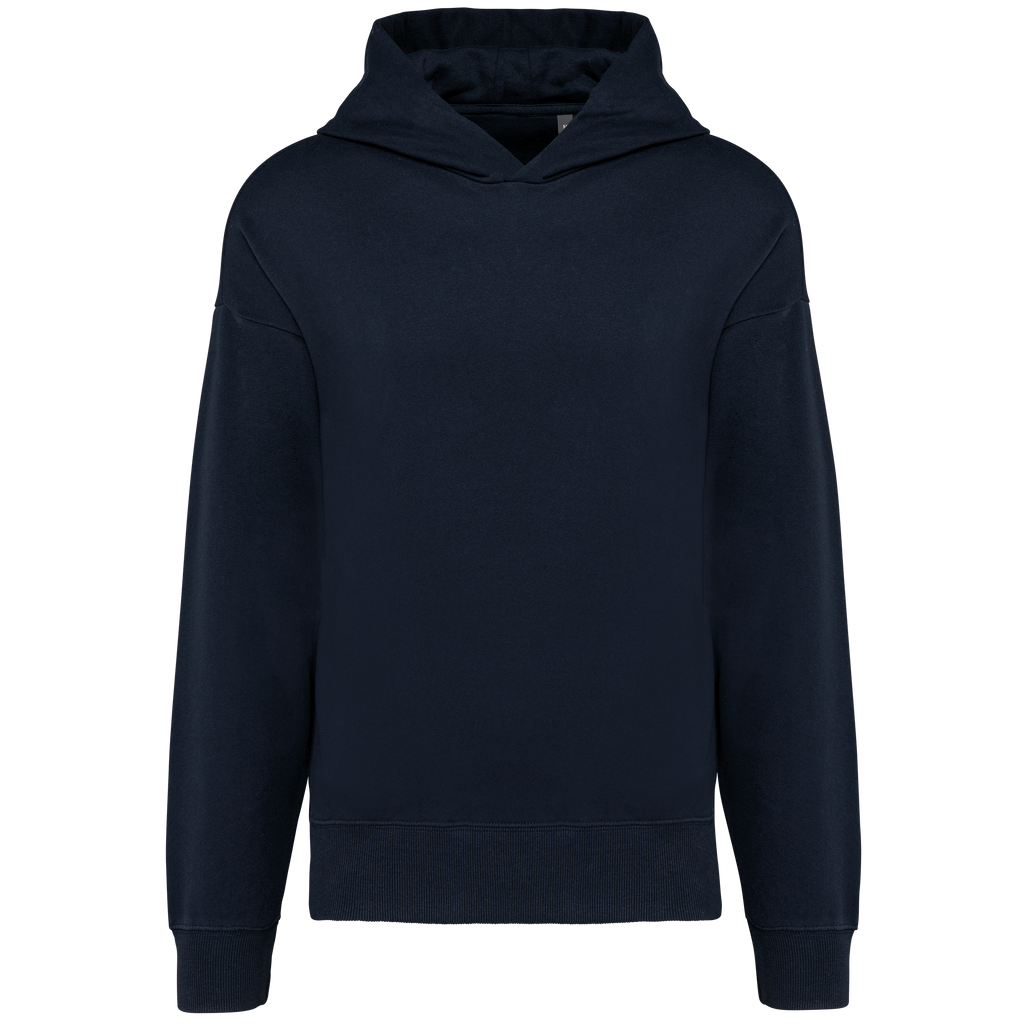 Hoodie oversize molleton Navy — face