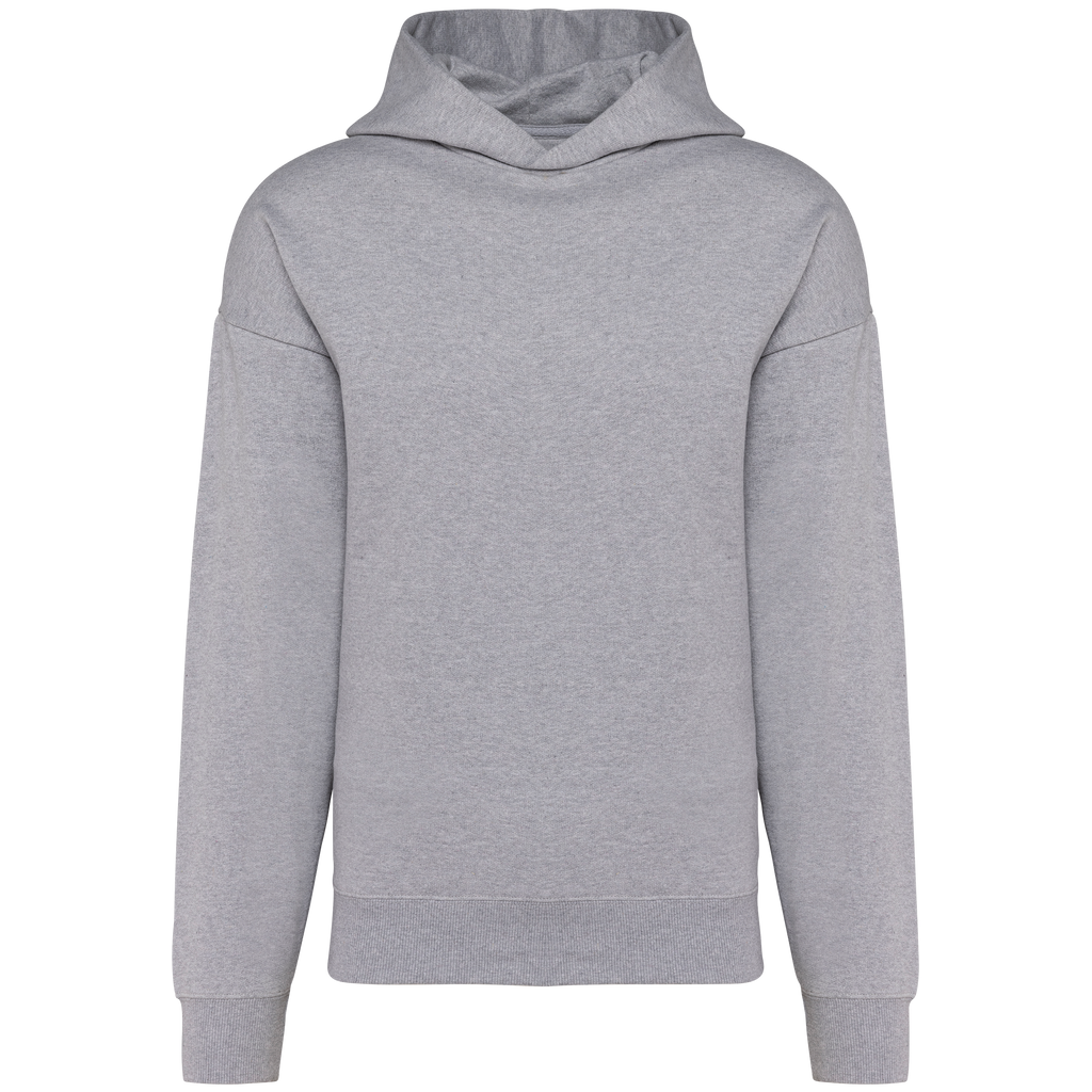 Hoodie oversize molleton Oxford Grey — face