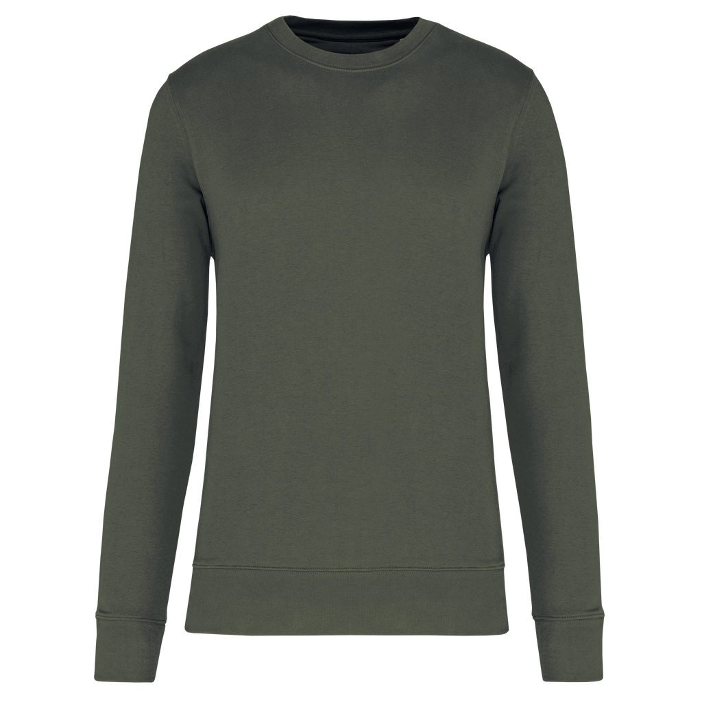 Sweatshirt col rond unisexe — Dark Khaki