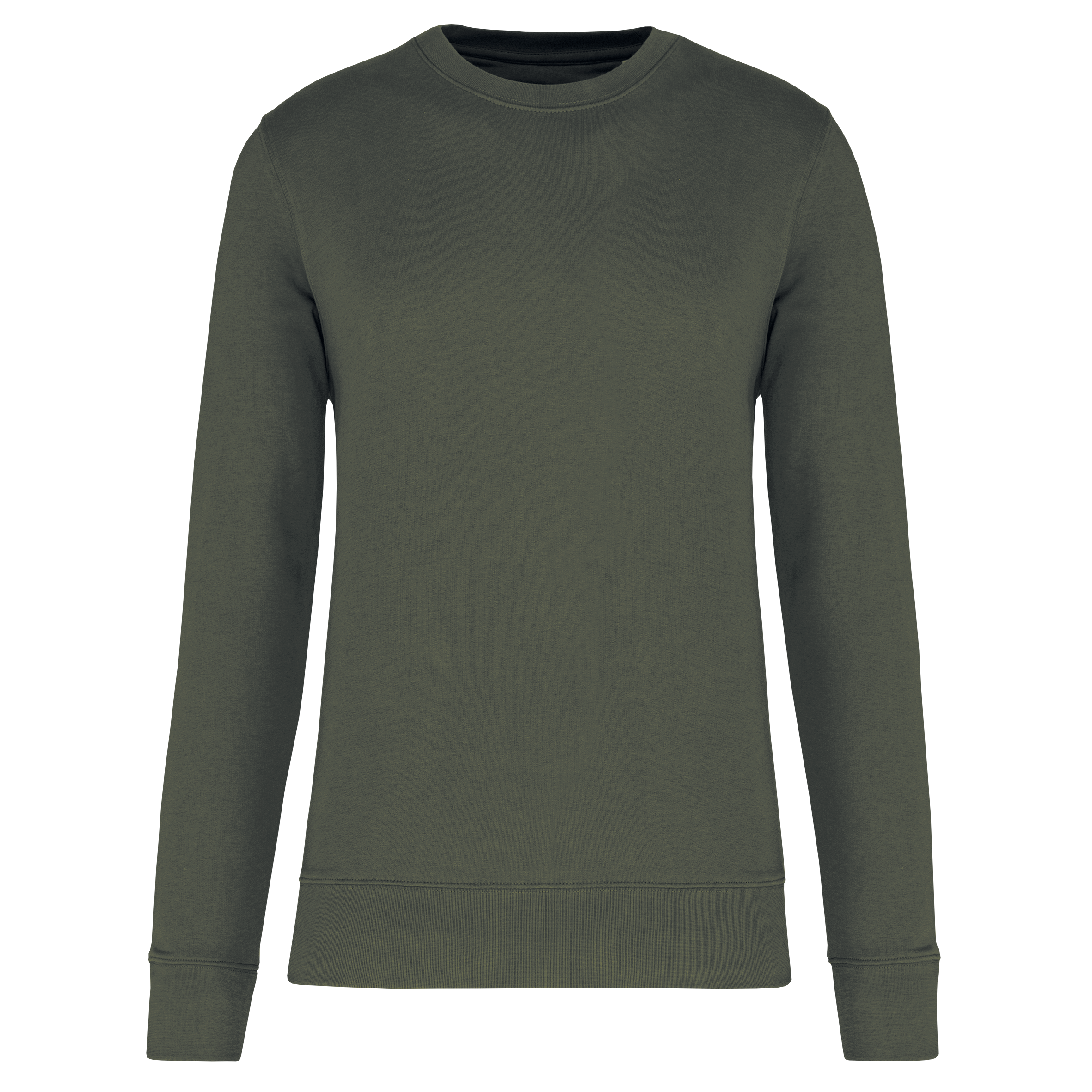 Sweatshirt col rond unisexe — Dark Khaki