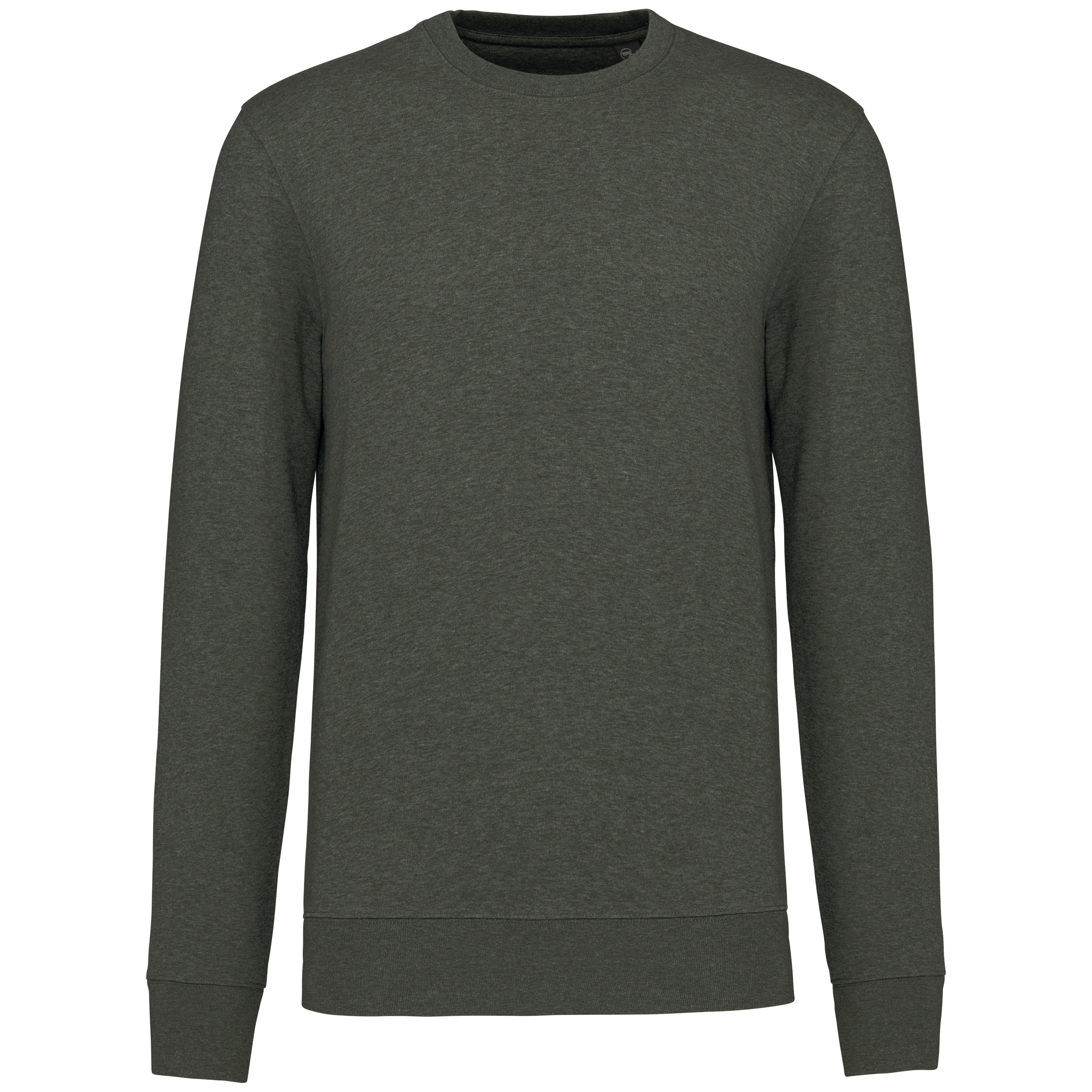 Sweatshirt col rond unisexe — Green Marble Heather