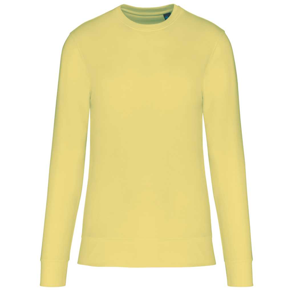 Sweatshirt col rond unisexe — Lemon Yellow