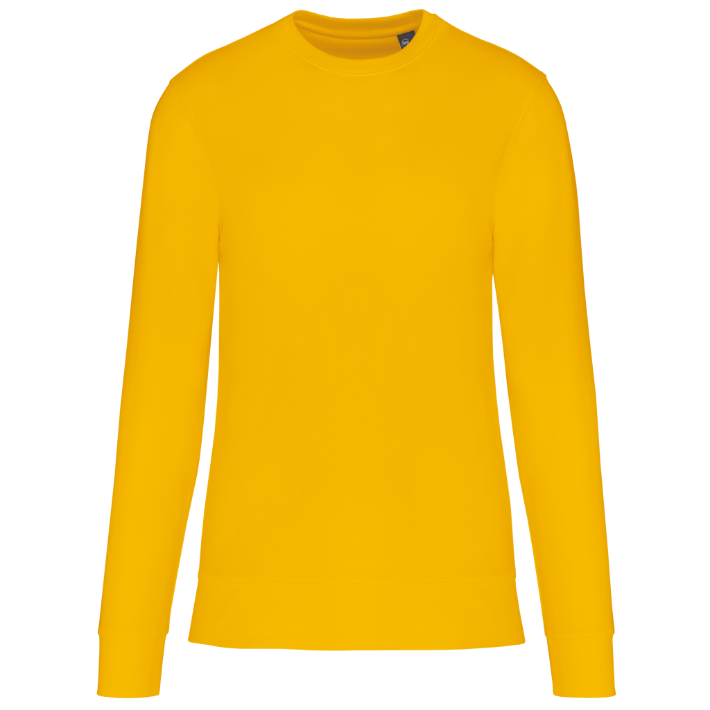 Sweatshirt col rond unisexe — Yellow