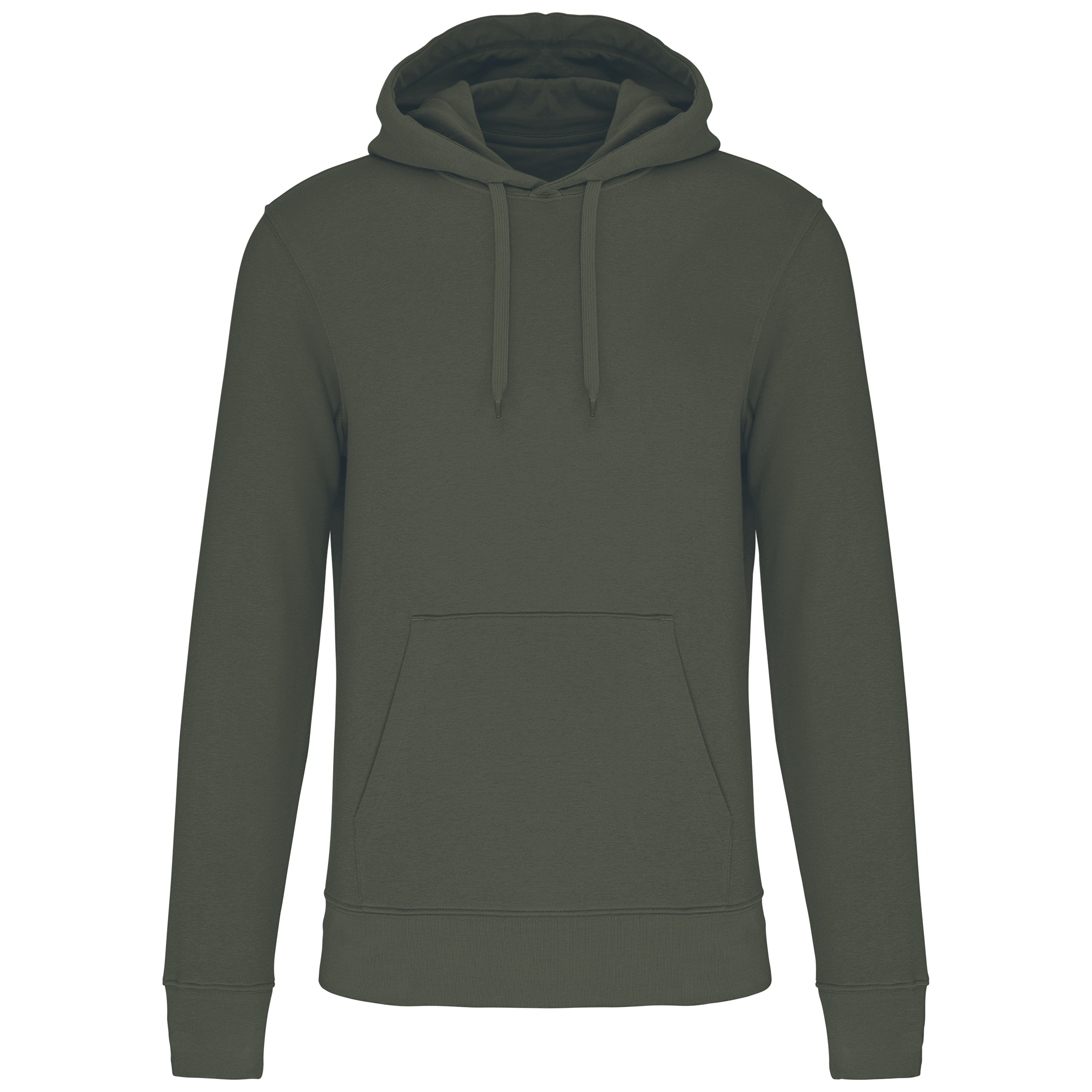 Hoodie coton bio homme — Dark Khaki