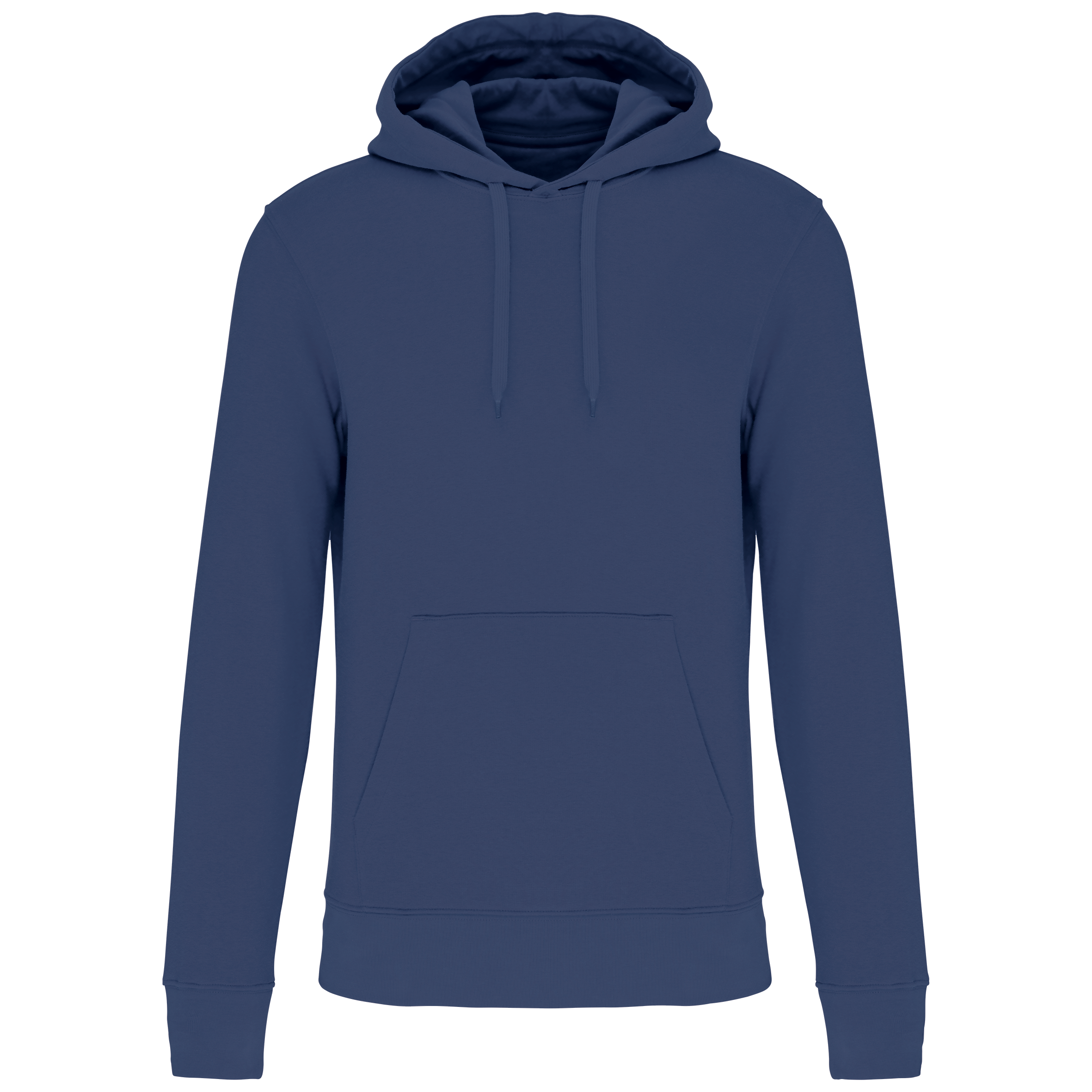 Hoodie coton bio homme — Deep Blue