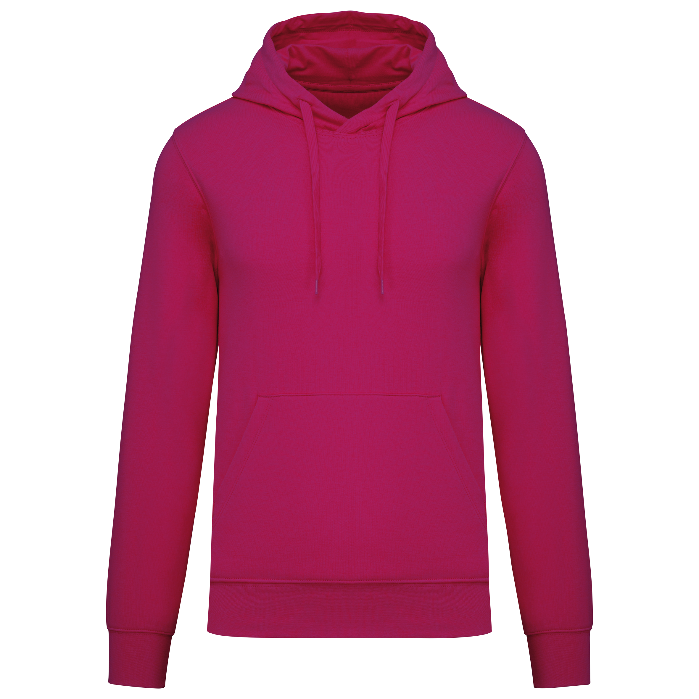 Hoodie coton bio homme — Fuchsia