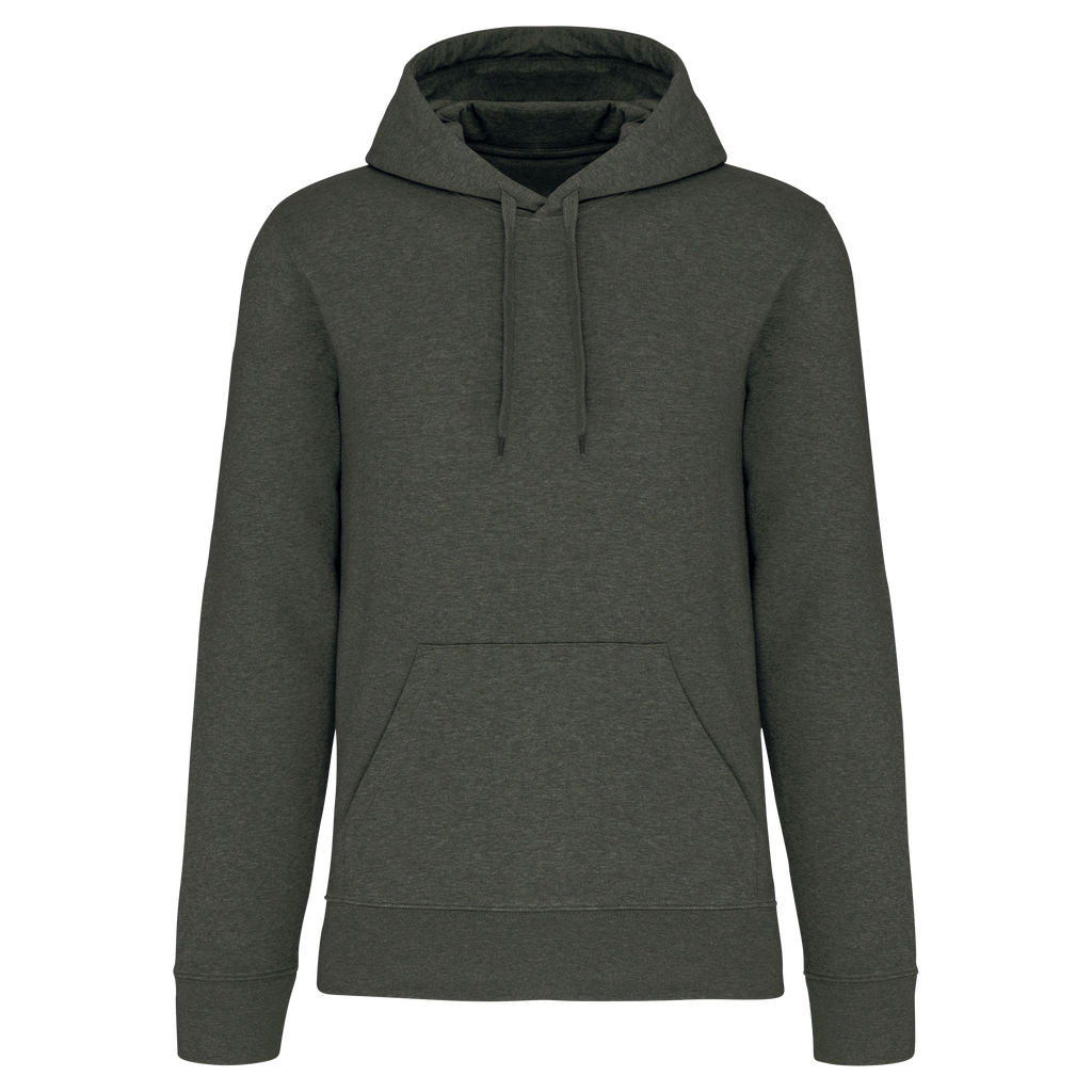 Hoodie coton bio homme — Green Marble Heather