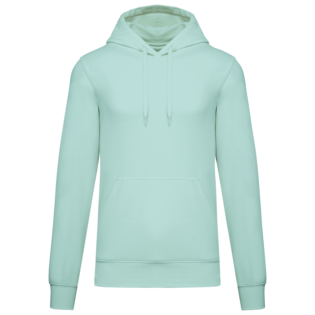 Hoodie coton bio homme — Ice Mint
