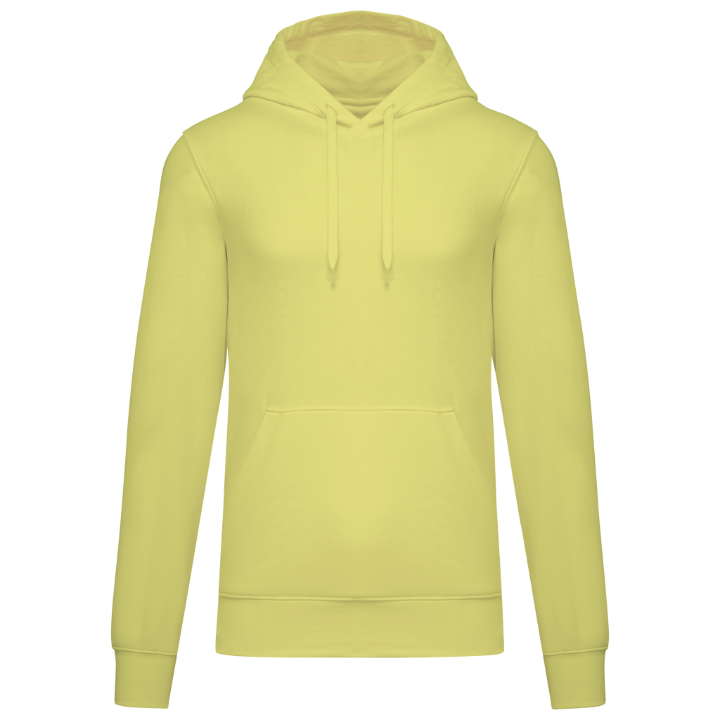 Hoodie coton bio homme — Lemon Yellow