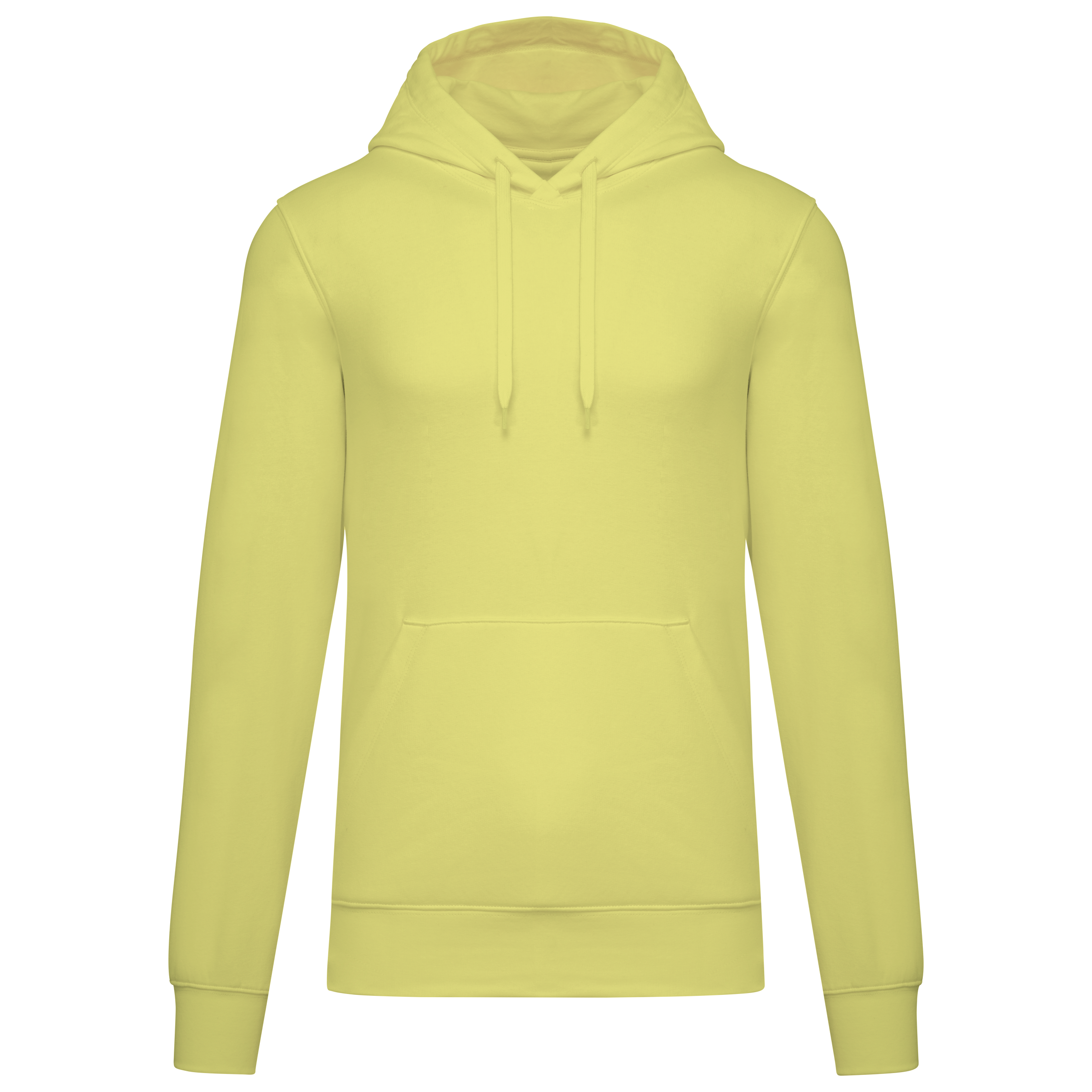Hoodie coton bio homme — Lemon Yellow