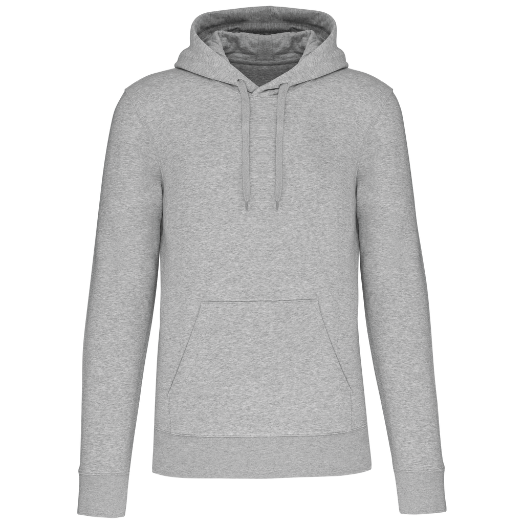 Hoodie coton bio homme — Oxford Grey