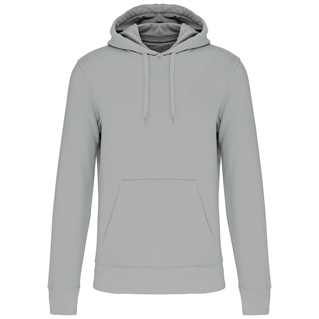 Hoodie coton bio homme — Snow Grey