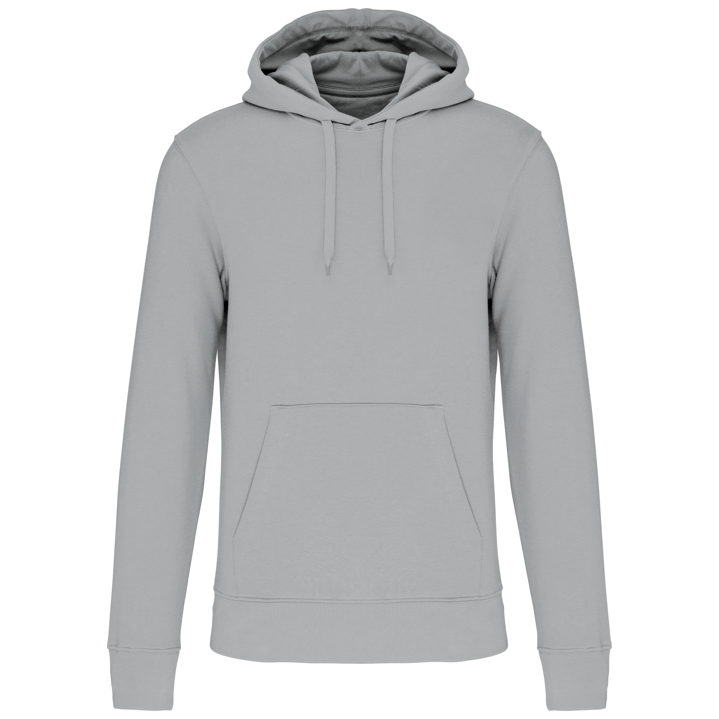 Hoodie coton bio homme — Snow Grey