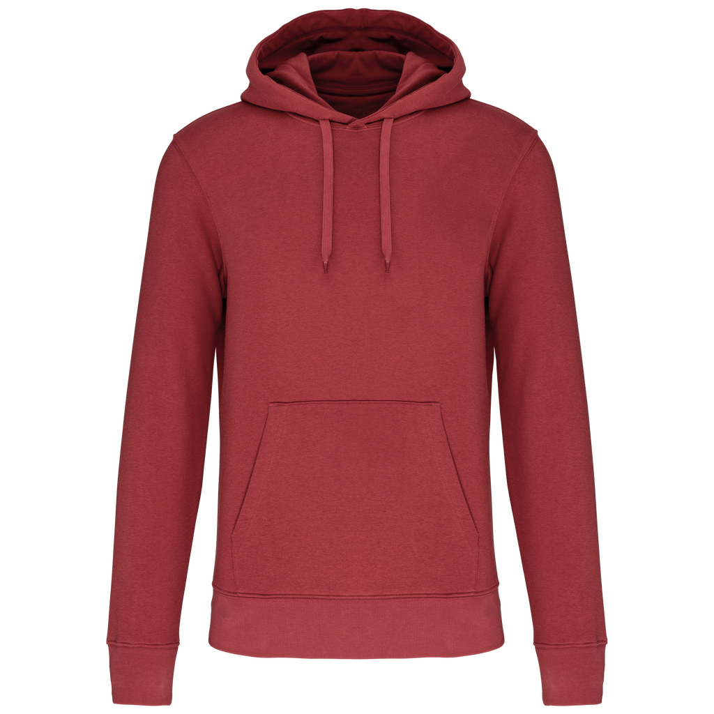 Hoodie coton bio homme — Terracotta Red