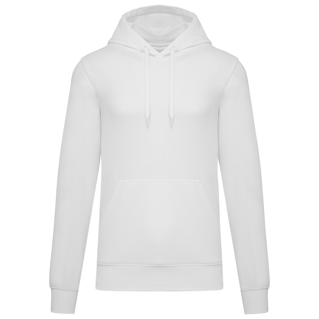 Hoodie coton bio homme — White