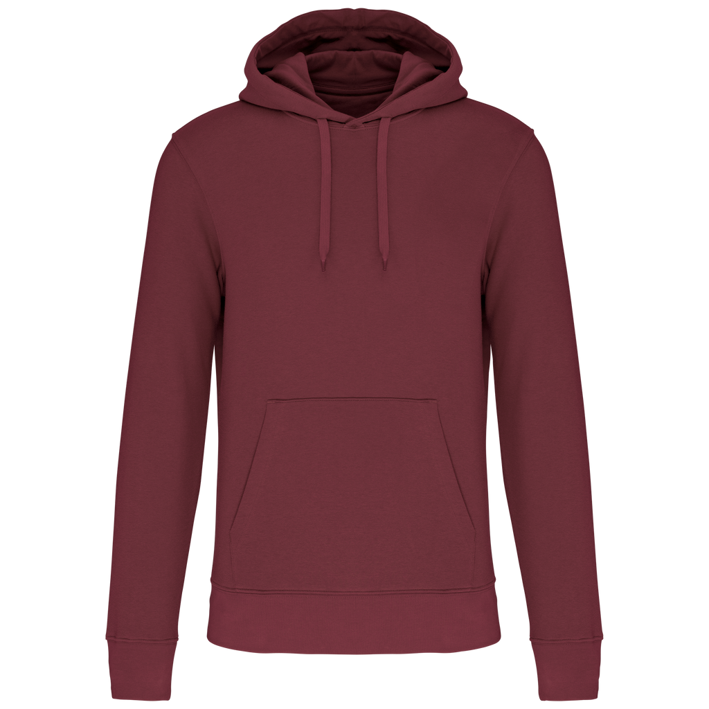 Hoodie coton bio homme — Wine