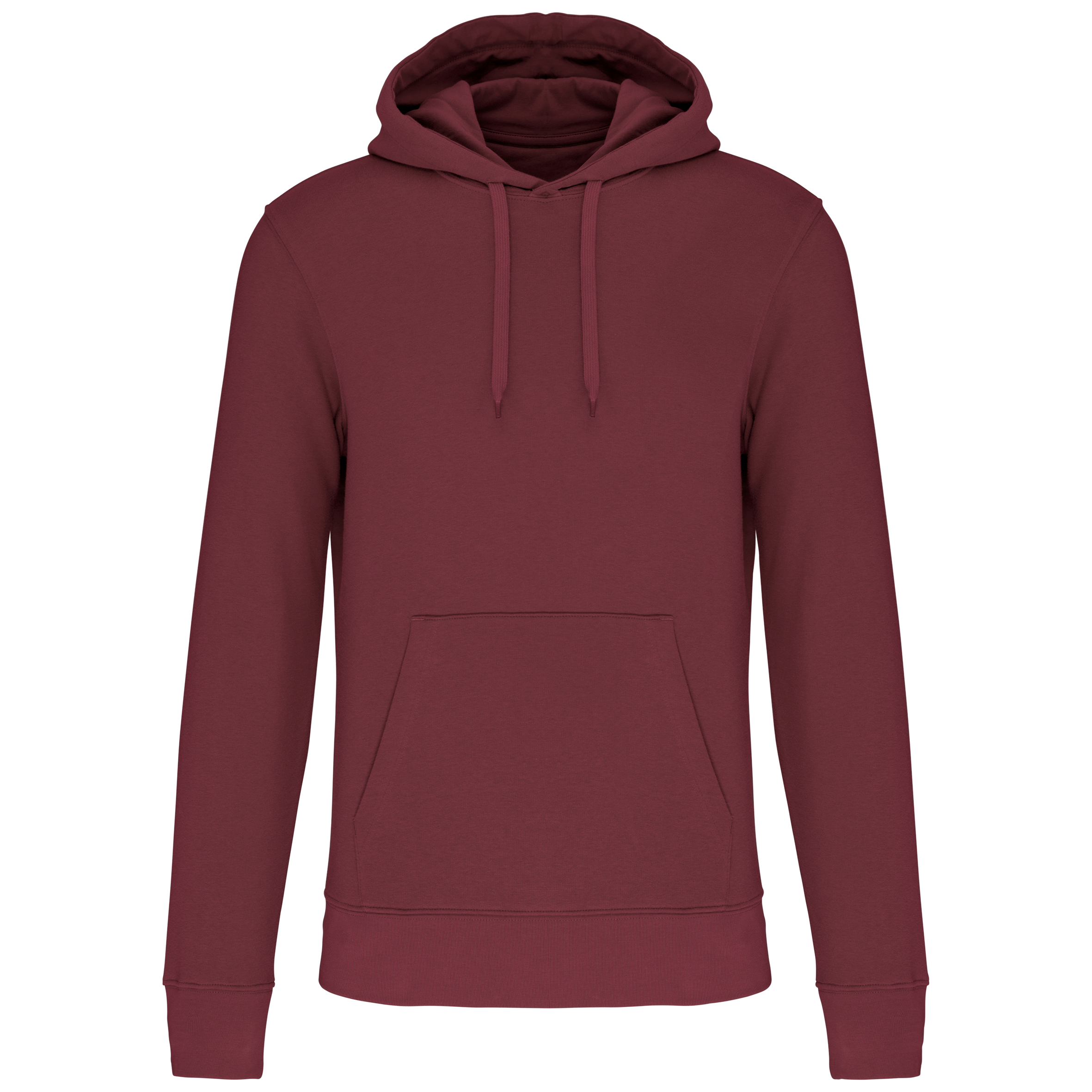 Hoodie coton bio homme — Wine