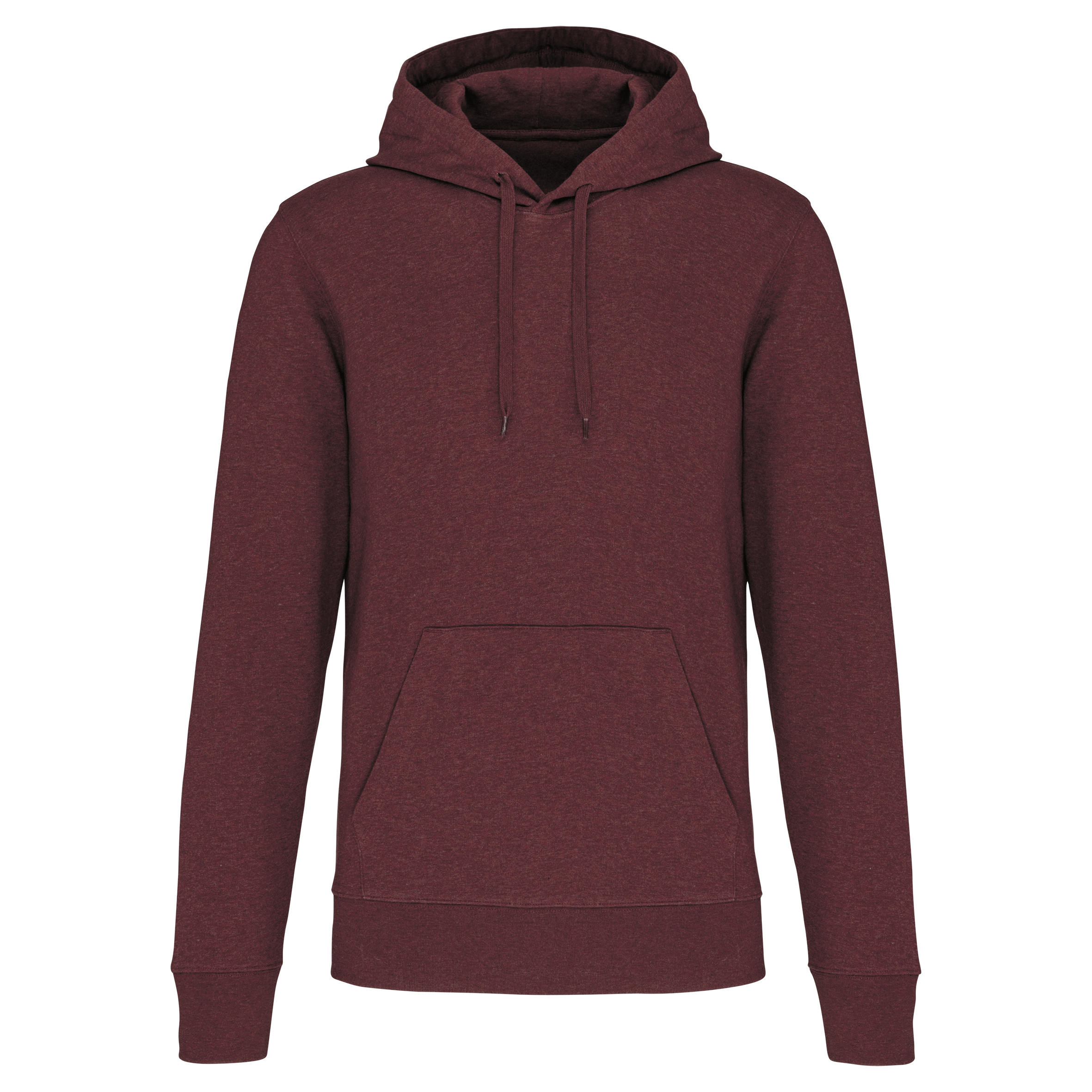 Hoodie coton bio homme — Wine Heather