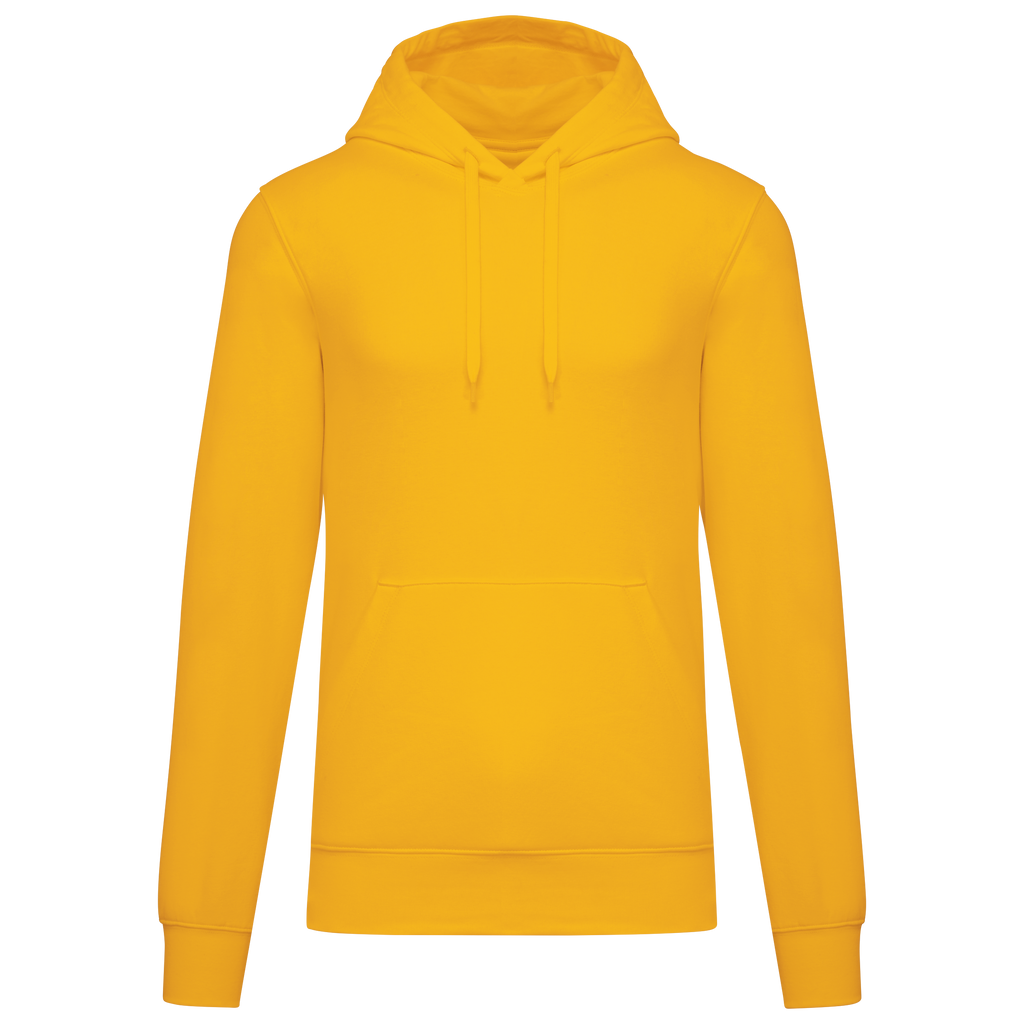 Hoodie coton bio homme — Yellow