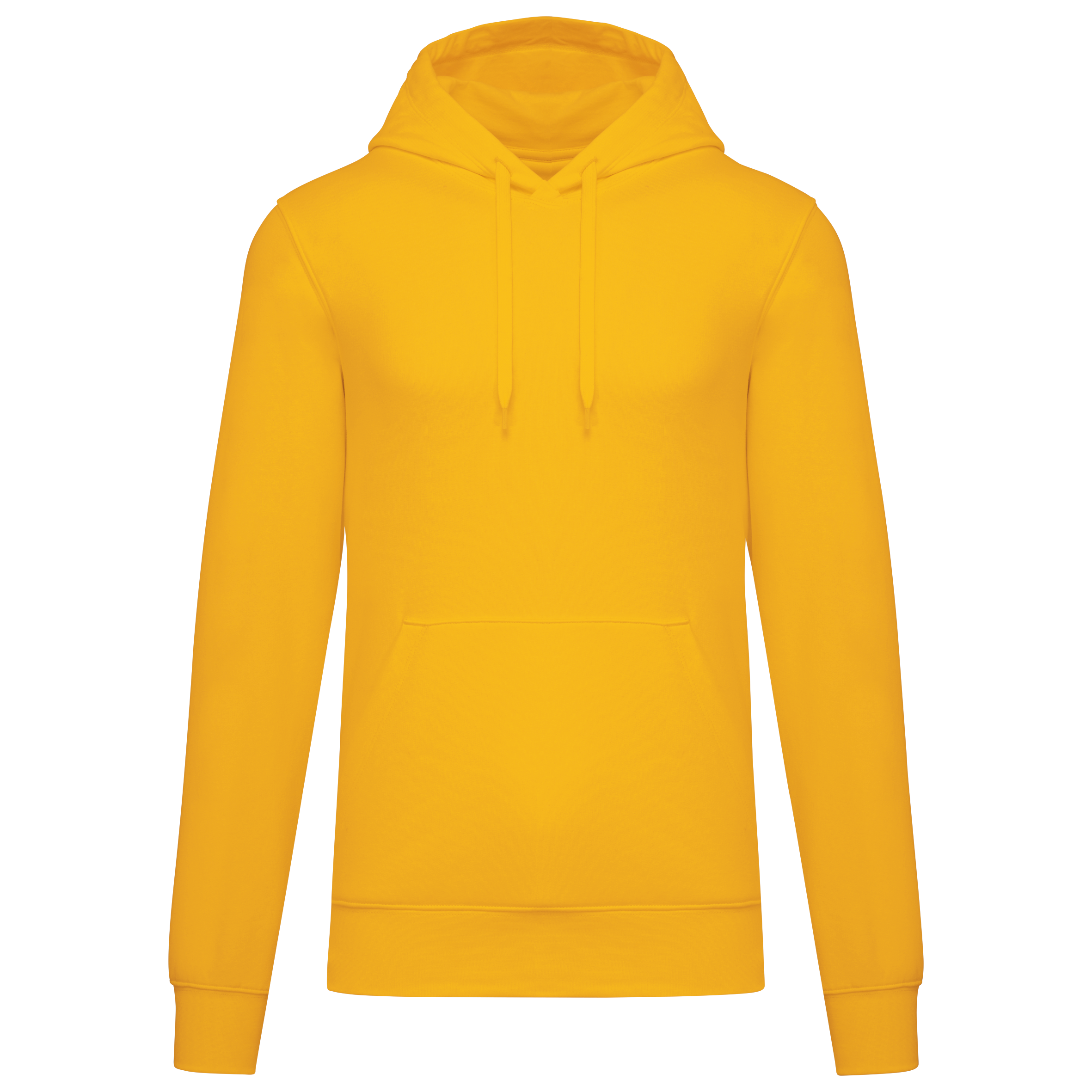 Hoodie coton bio homme — Yellow