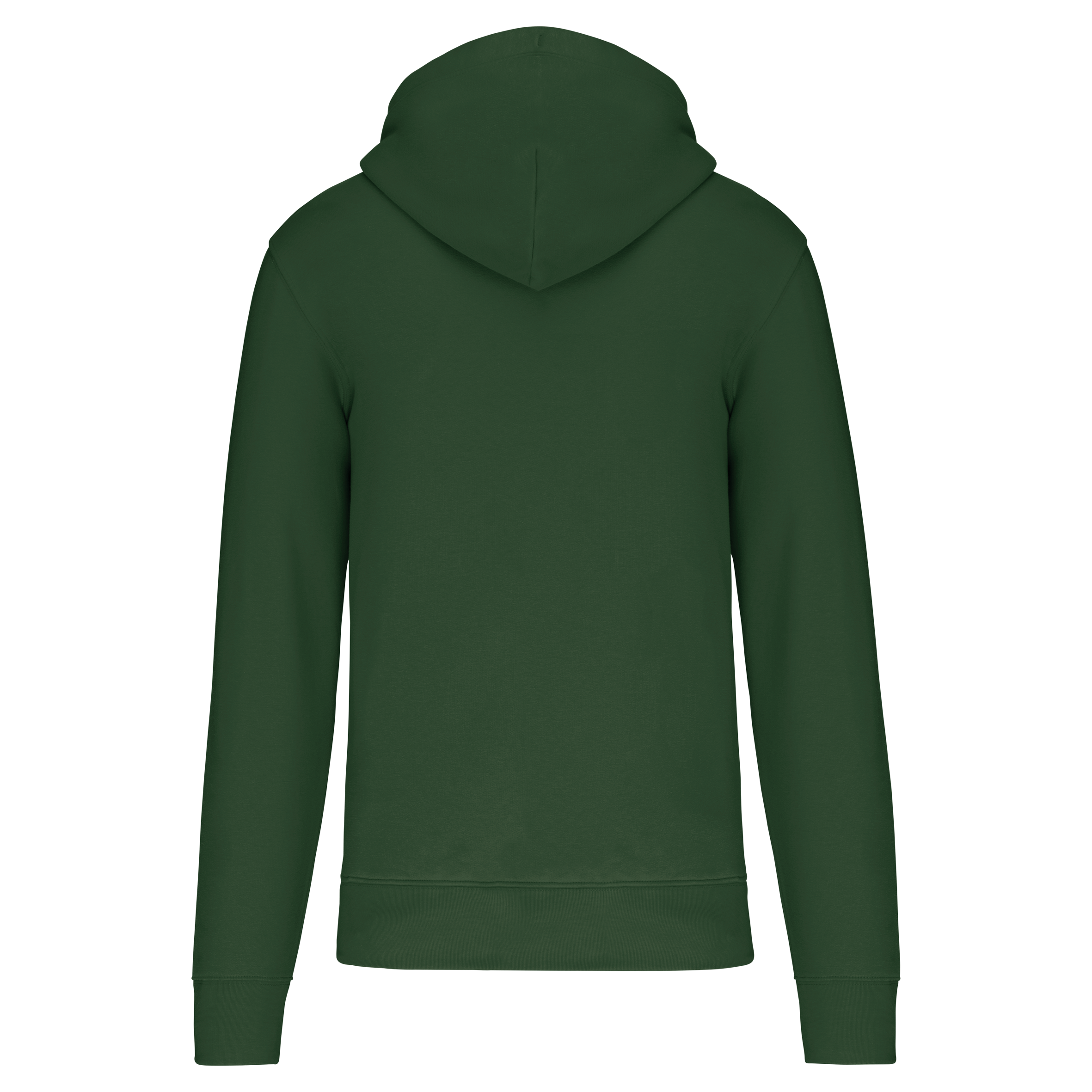 Veste zippée à capuche homme Forest Green dos