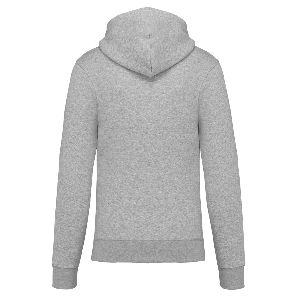 Veste zippée à capuche homme Oxford Grey dos