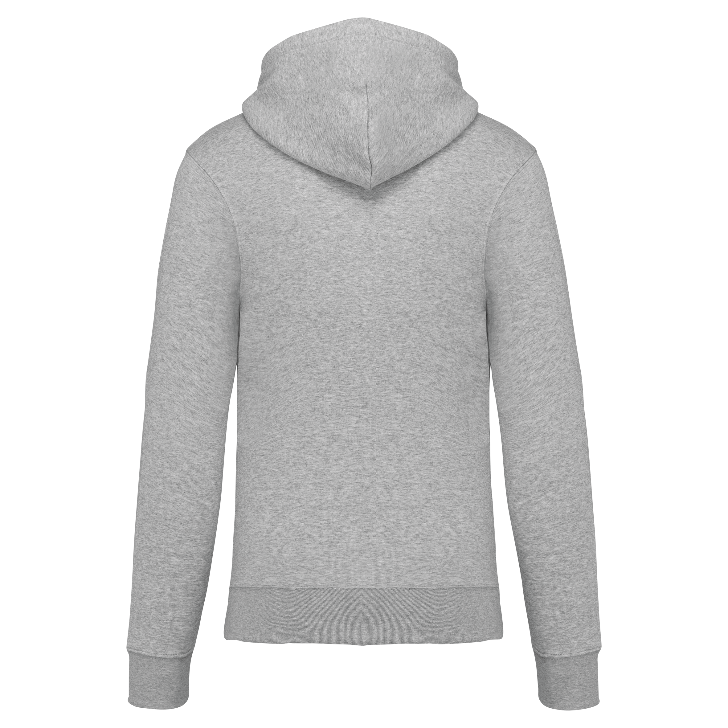 Veste zippée à capuche homme Oxford Grey dos