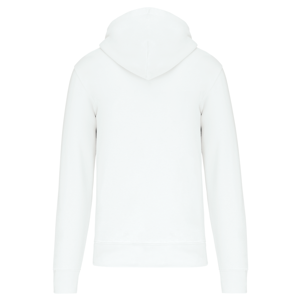 Veste zippée à capuche homme White dos