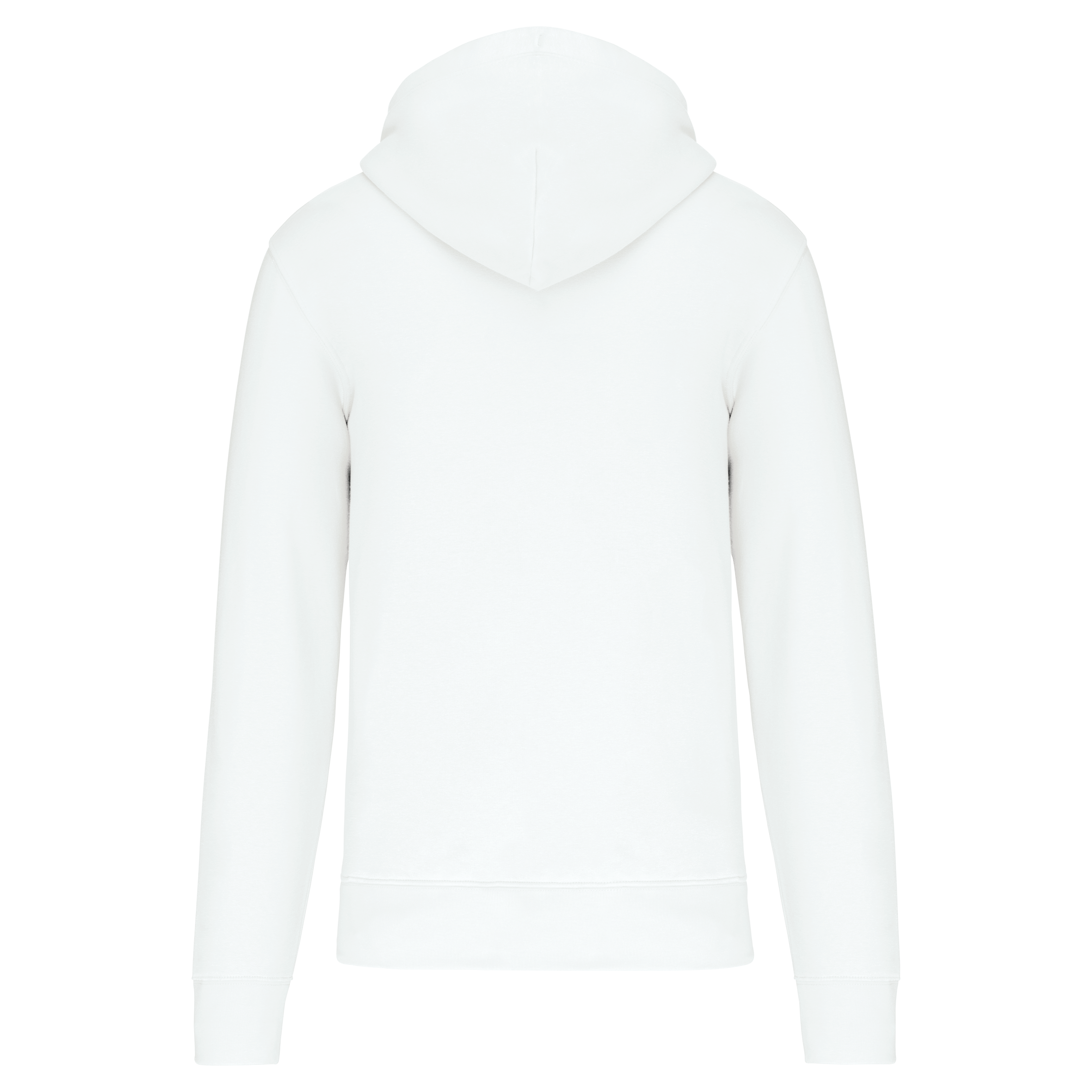 Veste zippée à capuche homme White dos