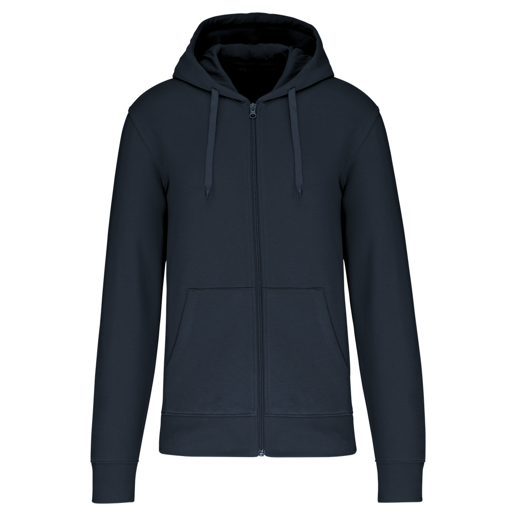 Veste zippée à capuche homme Navy face