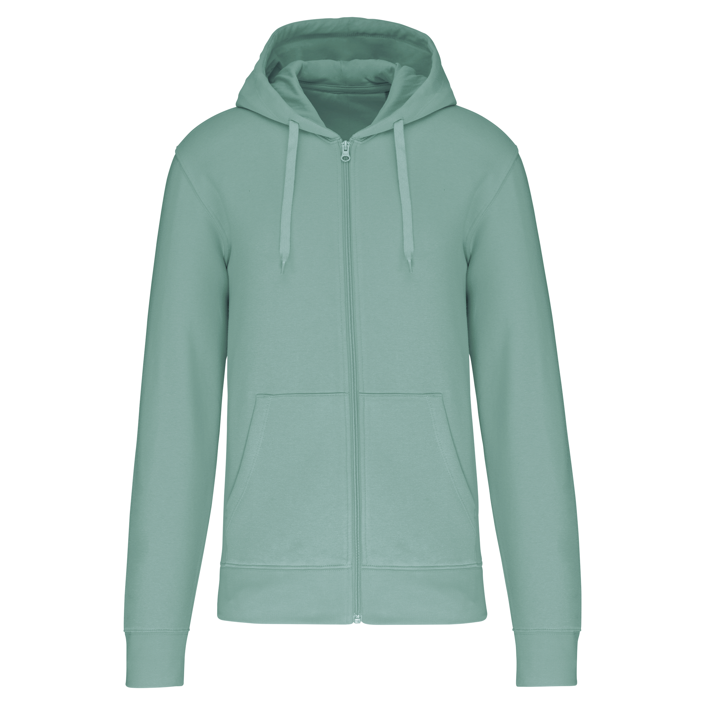 Veste zippée à capuche homme Sage face