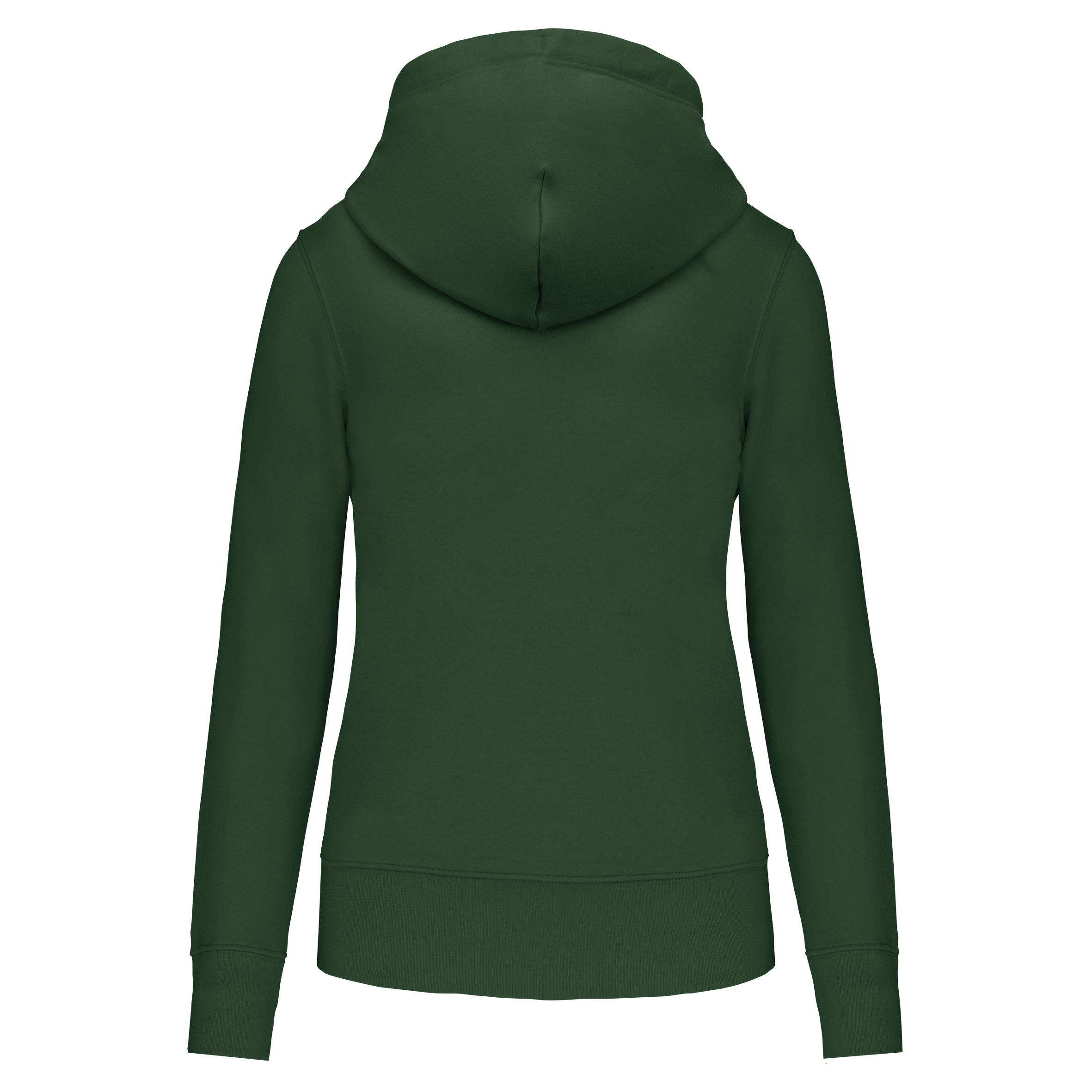 Veste zippée à capuche femme Forest Green dos