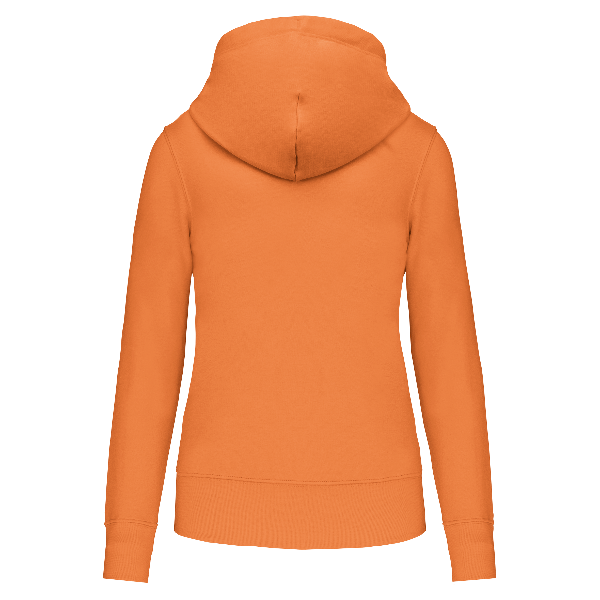 Veste zippée à capuche femme Light Orange dos