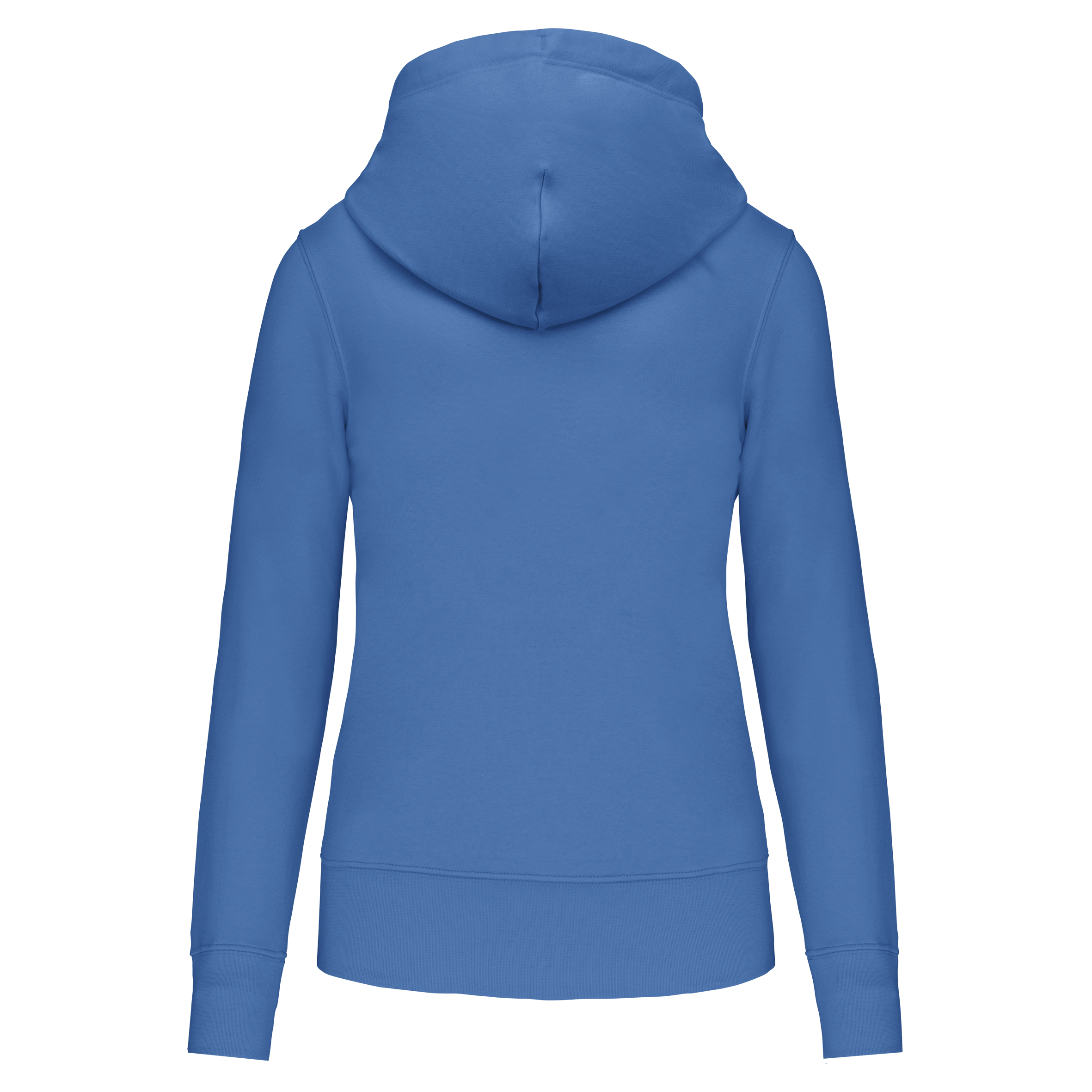 Veste zippée à capuche femme Light Royal Blue dos