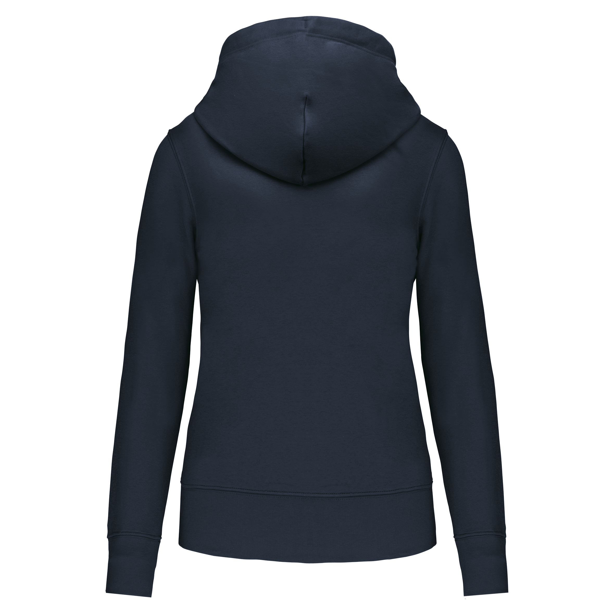 Veste zippée à capuche femme Navy dos
