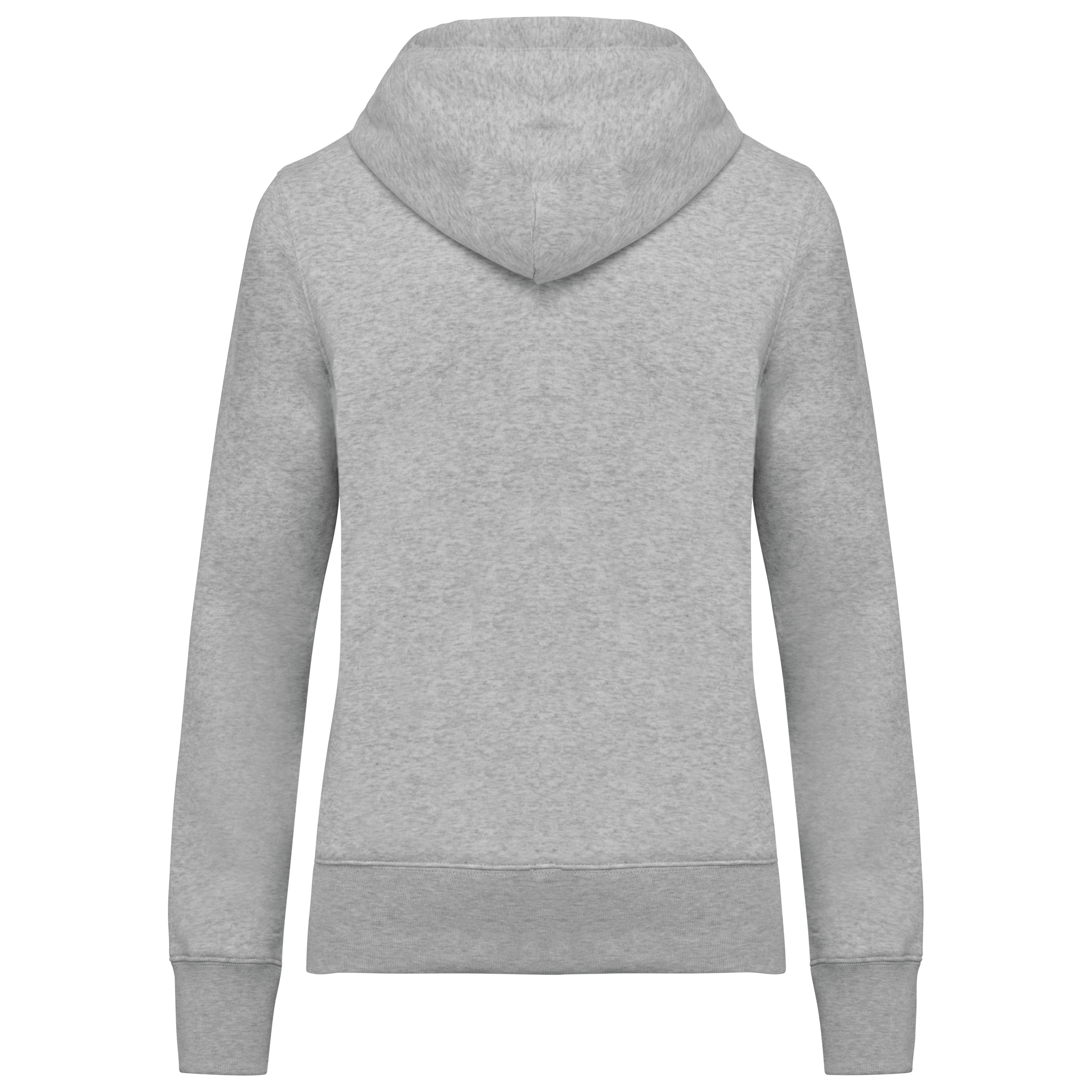 Veste zippée à capuche femme Oxford Grey dos