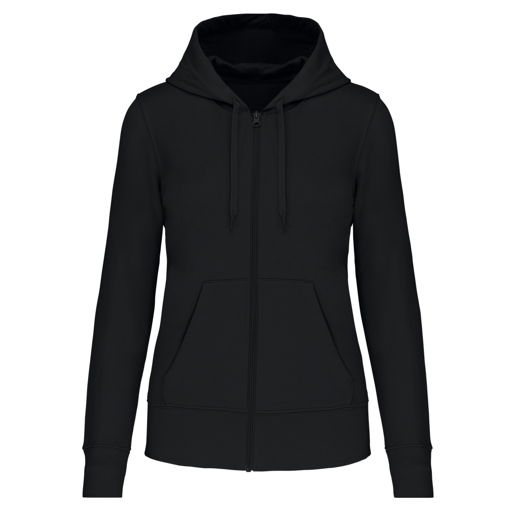 Veste zippée à capuche femme Black face