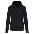 Veste zippée à capuche femme Black face