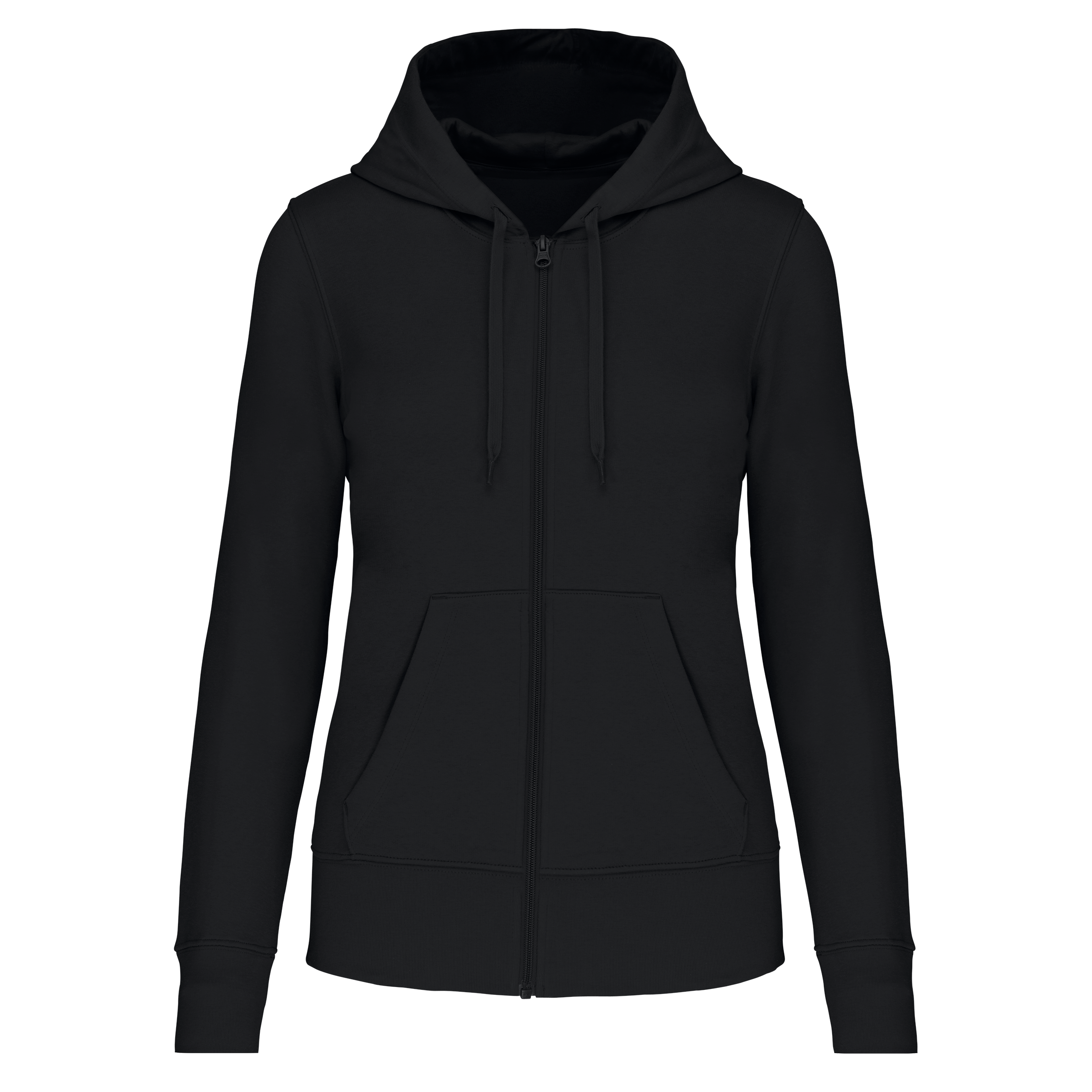 Veste zippée à capuche femme Black face