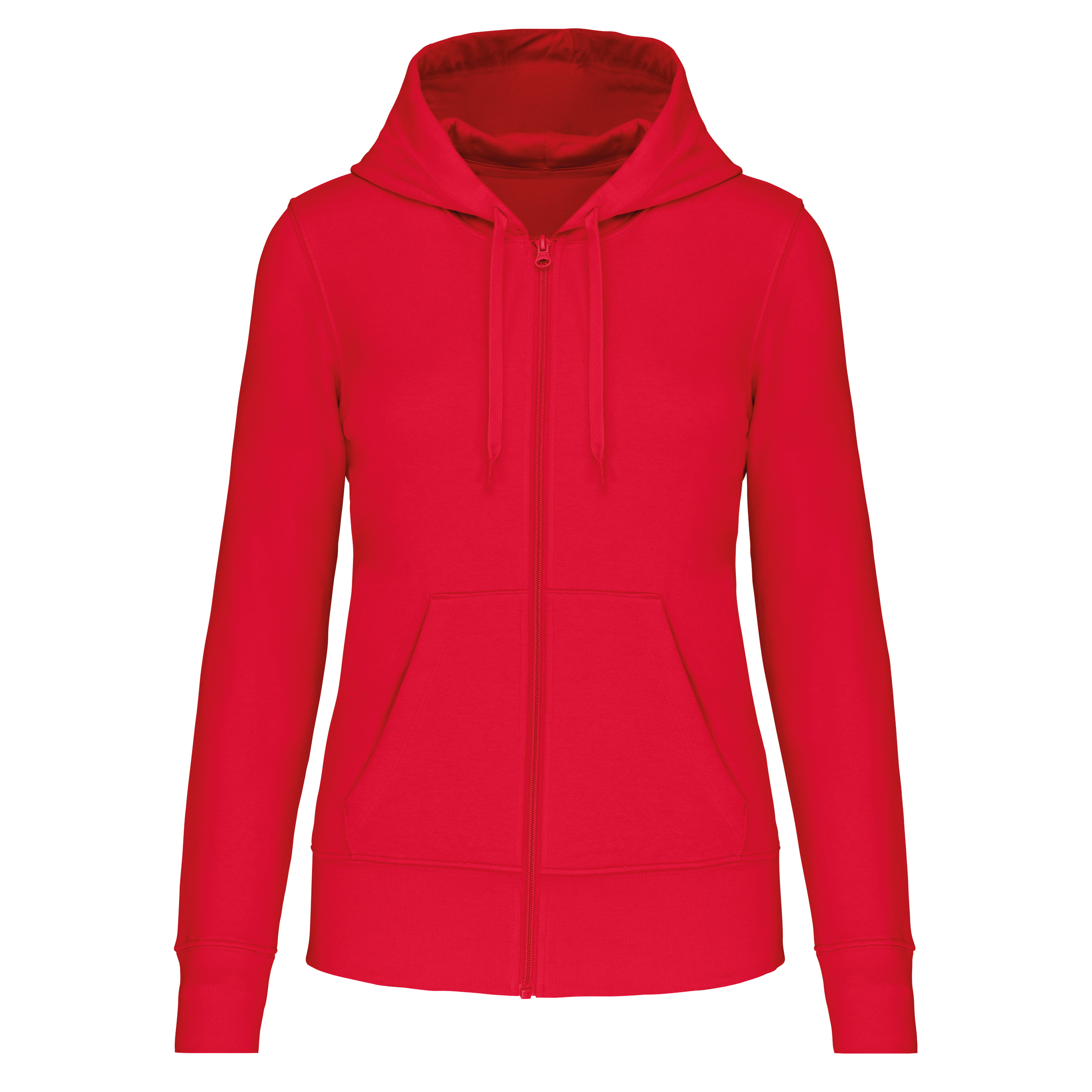 Veste zippée à capuche femme Red face
