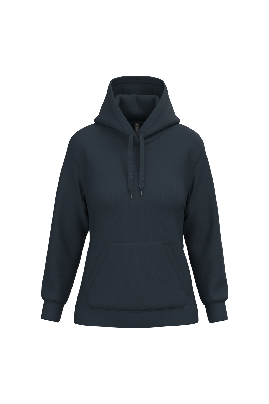 Hoodie femme personnalisable — Navy, vue de face
