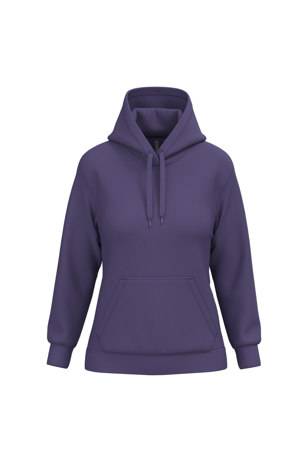 Hoodie femme personnalisable — Purple, vue de face