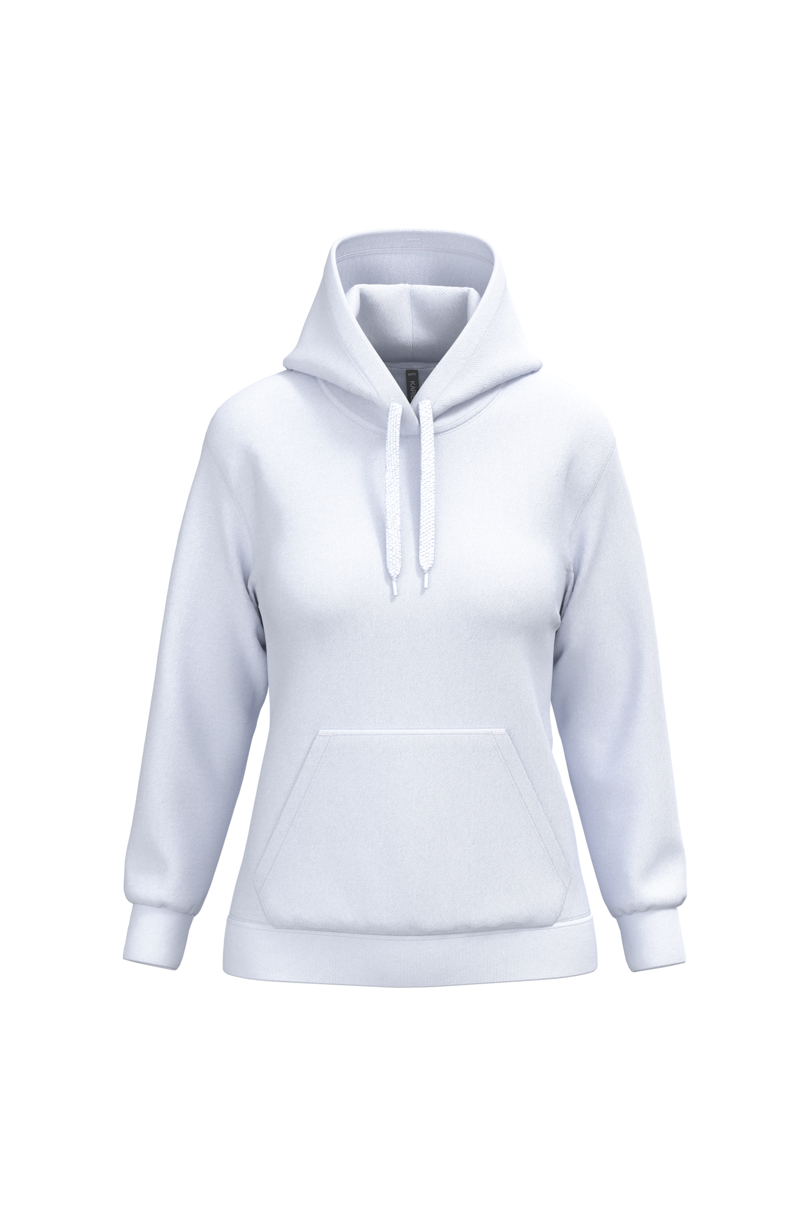 Hoodie femme personnalisable — White, vue de face