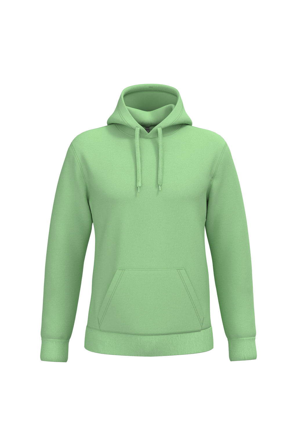 Sweat a capuche homme personnalisable - coloris Apple Green - face