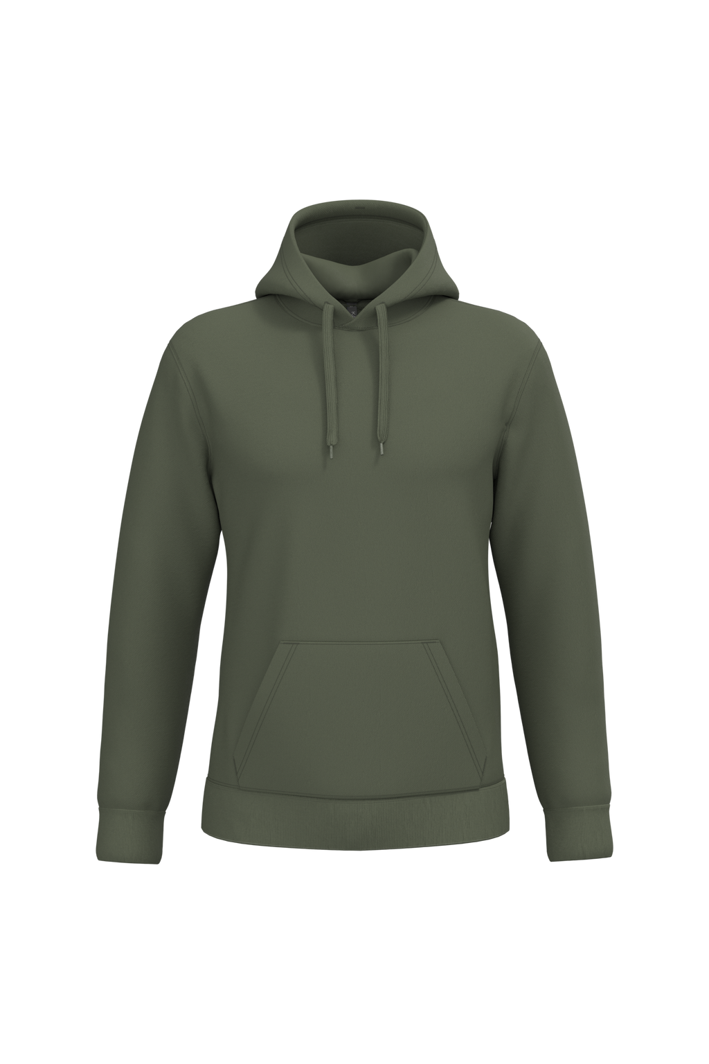 Sweat a capuche homme personnalisable - coloris Caper Green - face