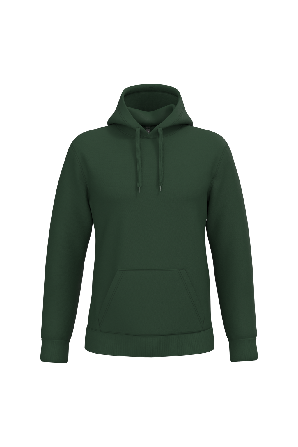Sweat a capuche homme personnalisable - coloris Forest Green - face