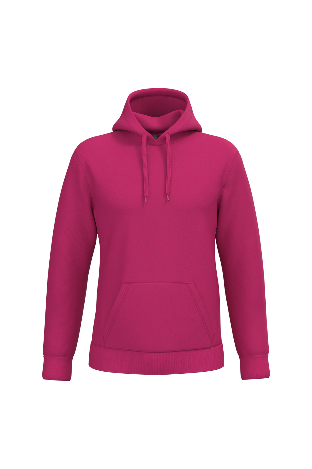 Sweat a capuche homme personnalisable - coloris Fuchsia - face
