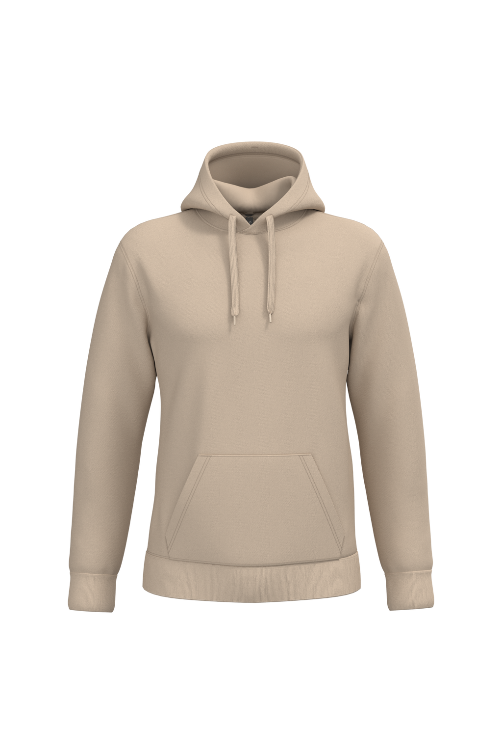 Sweat a capuche homme personnalisable - coloris Light Sand - face